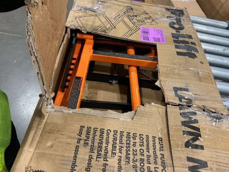 Photo 1 of 
Pro Lift Lawn Mower Jack Lift with 300 Lbs Capacity for Tractors and Zero Turn Lawn Mowers