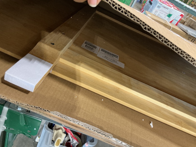 View 4 of **View Clerk Notes**Nectar Bamboo Headboard - Queen - Natural - Attachable to Bamboo Bed Frame (Sold Seperately) - Easy Tool Free Set Up - Contemporary and Durable