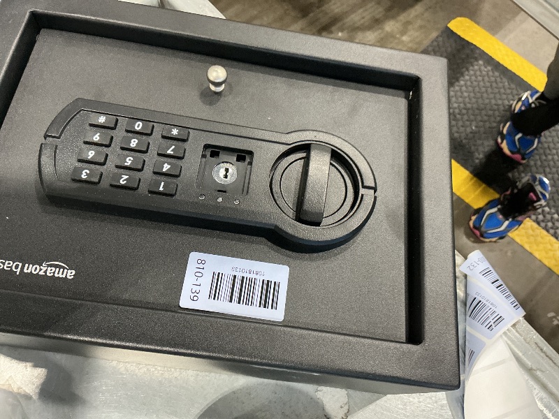 Photo 1 of 1.3 Cuft Small Fire Proof Safe for Home Documents, Anti-theft Safes for Home Use Fire and Water Proof with Combination Lock, Smart Alert System and Removable Shelf, Digital Document Safe for Jewelry