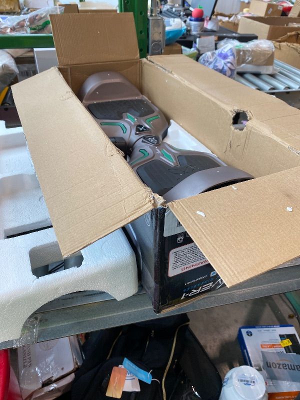 Photo 1 of [UNTESTED] Hover-1 Superfly Electric Self Balancing Scooter with 7MPH Top Speed, 6 Mile Range, Long Lasting Li-Ion Battery - 5HR Full Charge, Built-In Bluetooth Speaker - Rider Modes: Beginner to Expert