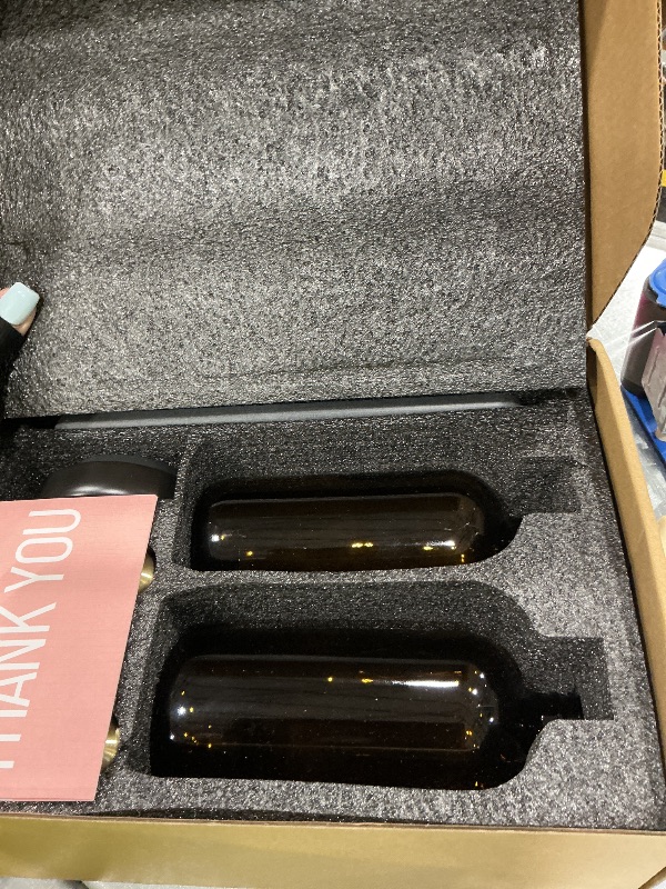 Photo 1 of [Luxury] Kitchen Soap Dispenser Set - 16OZ Amber Glass Bottle, Stainless Steel Pump, Instant Dry Tray, Waterproof Labels, Non-Slip Silicone Pad, and Dish Brush | Upgrade for Your Kitchen and Bathroom