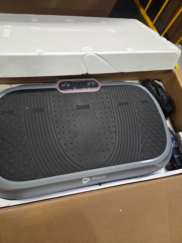 Photo 1 of - [ ] ***AS IS / N RETURNS - SALE FINAL - FOR PARTS ONLY***
Lifepro Waver Vibration Plate Exercise Machine – High-Intensity Vibration Plate for Lymphatic Drainage – Full-Body Workout Vibrating Platform with Loop Bands – Fitness Equipment for Strength & To