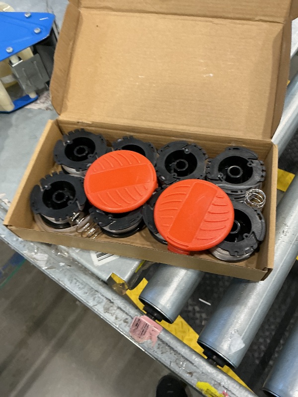 Photo 1 of 10 Pack  Eater String Compatible with Black+Decker, AF-100 0.065" Weed Wacker String Refill 240ft Automatic Feed String Trimmer Replacement Spool Line for Black&Decker(8 Spool+2 Cap+2 Spring)