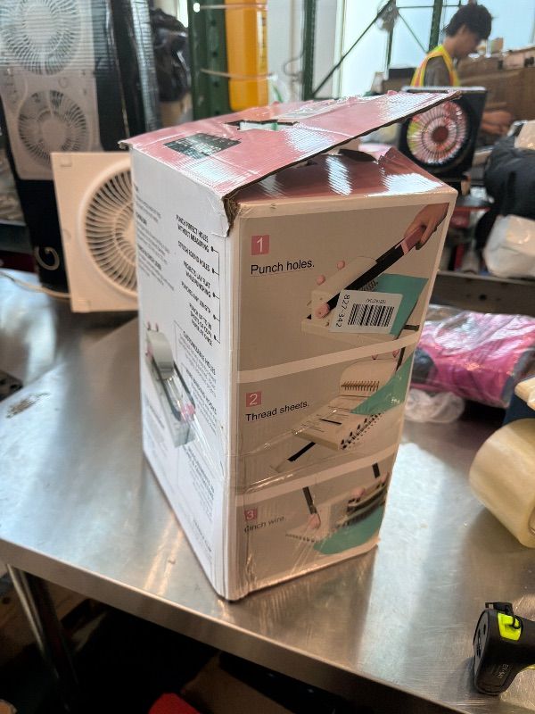 Photo 1 of [Missing Key Components] Cinch Binding Machine with Slide Ruler Compatible with Wire or Spiral Coils, Make Professional Thick Books,Notebooks,Calendars and More