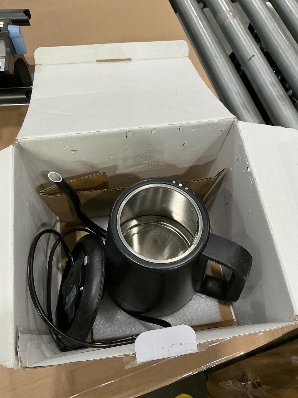 Photo 1 of **SOLD AS IS NO REFUND/RETURN** SEE COMMENTS!~Chefman Gooseneck Electric Kettle, 0.8L Pour Over Tea Kettle for Coffee and Tea, One-Touch Operation, Boil-Dry Protection, Auto Shut-Off, Ultra-Fast Hot Water Boiler – Black