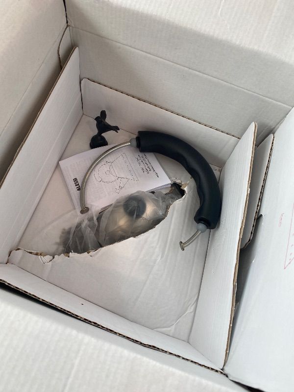Photo 1 of [HANDLE IS BROKEN OFF] Alessi 9093 B - Design Kettle with Handle and Bird-Shaped Whistle, Stainless Steel and PA, Black