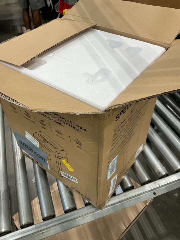 Photo 1 of ****MINOR DAMAGE**** Bonsaii Paper Shredder, 18-Sheet 60-Minutes Shredder for Office Heavy Duty Cross-Cut Shredder with 6 Gallon Pullout Basket 4 Casters(C149-C)