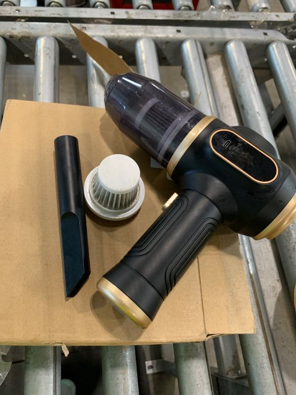 Photo 1 of ***MISSING PARTS ***Scstartx Portable Car Vacuum Cordless Mini Handheld Vacuums Cleaner Rechargeable with LCD Display and Multi-Nozzles, High Power Hand held Cleaners for Car, Home, Office, Sofa, Pet Hair,Keyboard