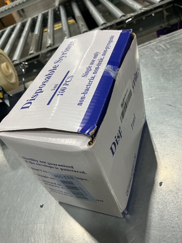 Photo 1 of 100 Pack 1ml/cc 31Ga Lab Supplies, Individually Package