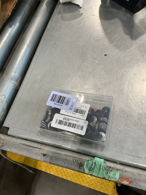 Photo 1 of 100 PCs 1/4" EPDM Bonded Sealing Washers, 304 Stainless Steel Rubber Washers for Screws – Roofing & Metal Panel Sealers