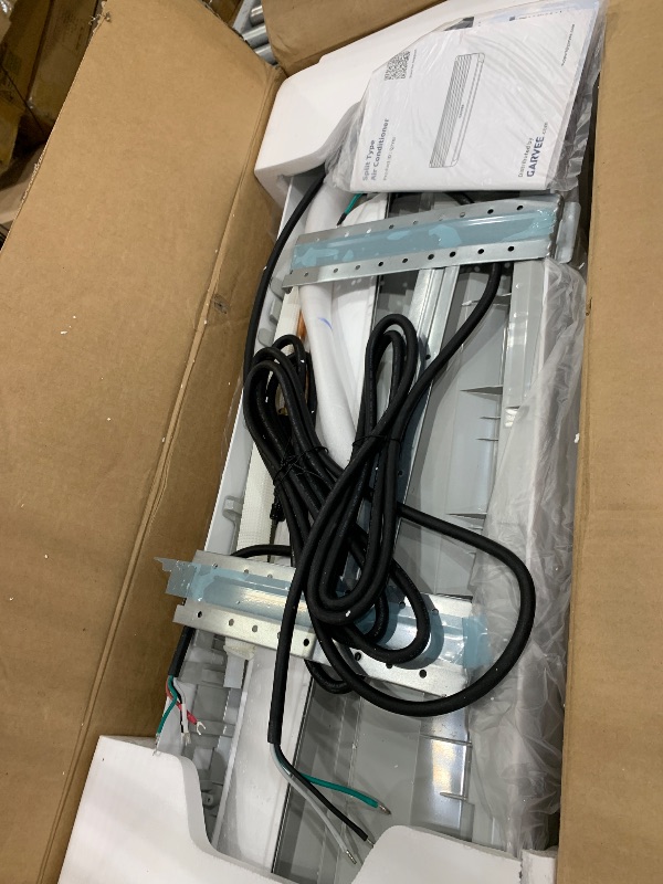 Photo 1 of ***FACTORY SEALED - OPENED FOR INSPECTION***PARTIAL SET***
Garvee 9000 BTU Mini Split Air Conditioner,19 SEER2 Ductless Inverter AC w/ 115V, Cool Up to 450 Sq. Ft with Heat Pump System,White