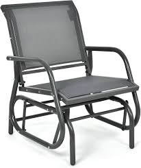 Photo 1 of ***STOCK PHOTO FOR REFERENCE ONLY***dd (missing legs)
HAPPYGRILL Patio Swing Glider Chair Rocking Chair with Study Metal Frame, Outdoor Glider Chair for Garden Porch Backyard Poolside Lawn