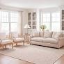 Photo 1 of ***STOCK PHOTO FOR REFERENCE ONLY***SAFAVIEH Area Rug 9x12 - Natural Fiber Collection - Large - Marble & Beige, Sisal, Woven Design with Border (NF143C