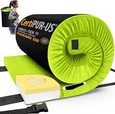 Photo 1 of ***STOCK PHOTO FOR REFERENCE ONLY***
CYMULA Memory Foam Camping Mattress Pad, CertiPUR-US Sleeping Mat, Portable Roll Up Mattress for Adults, Camping Bed Pads for Sleepover, Car Bed with Travel Bag