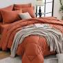Photo 1 of ***STOCK PHOTO FOR REFERENCE ONLY***
HYMOKEGE Ivory Queen Comforter Set Seersucker 7 Pieces, All Season Luxury Bed in a Bag for Bedroom, Bedding Set with Comforters, Sheets, Pillowcases & Shams