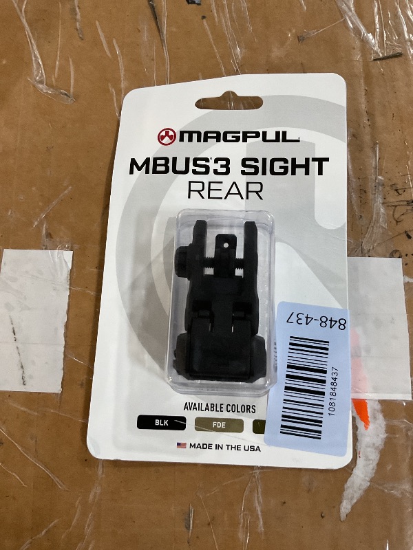 Photo 1 of ****FACTORY SEALED ****
Magpul MBUS 3 Front & Rear Sight Set Fits Picatinny Rail, Black, MAG1166-MAG1167