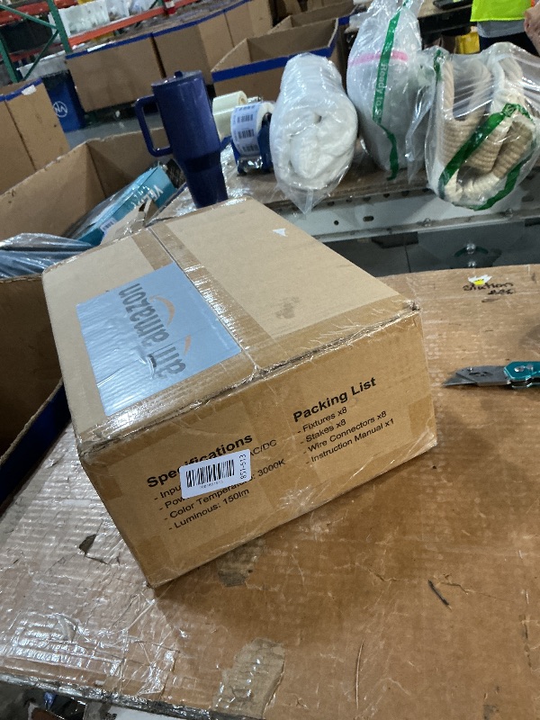 Photo 1 of ***FACTORY SEALED***
EDISHINE Low Voltage Landscape Lighting, 12V 2W 150LM 3000K Outdoor Landscape Light with Connectors, Waterproof Electric LED Pathway Lights Wired for Path Yard Garden, CRI80 8 Pack