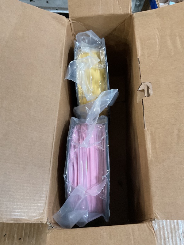 Photo 1 of ***MISSING PARTS***
ANYCUBIC Matte PLA Filament Bundle 4KG, 3D Printing PLA Filament 1.75mm Dimensional Accuracy +/- 0.03mm, 1KG Reusable Spool, Purple + Sakura Pink + Ice Blue + Yellow