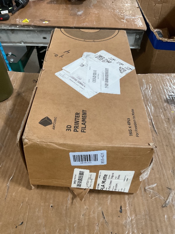 Photo 1 of ***MISSING PARTS***
ANYCUBIC Matte PLA Filament Bundle 4KG, 3D Printing PLA Filament 1.75mm Dimensional Accuracy +/- 0.03mm, 1KG Reusable Spool, Purple + Sakura Pink + Ice Blue + Yellow