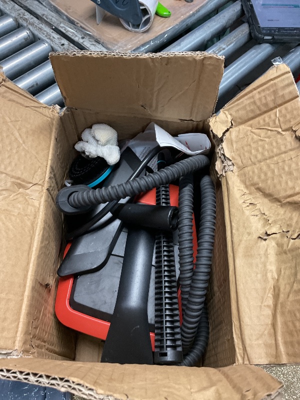 Photo 1 of ***MISSING PARTS***
Trelyna Steam Cleaner,1.9 Quart Tank,3-Level Adjustable Handle,2500W Portable Steamer with 4Bar High-Pressure & Temperature for Grout,Tile,Floor,Shower,Bathroom,Furniture Cleaning (12 Accessories)