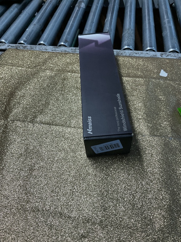 Photo 1 of [Upgraded] Nmoiss Windshield Sun Shade Umbrella - [Vinyl Coating Heat Shield] Protect Car from Sun Rays & Heat Damage Keep Cool and Protect Interior, Spring Structure Edge Medium 56" L x 31" W