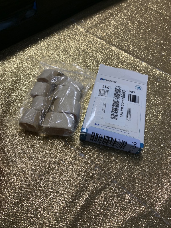 Photo 1 of ***STOCK PHOTO FOR REFERENCE ONLY*** 4pcs Gel Toe Separators for Bunion Relief Double-Hole Silicone Toe Sleeves Elastic Band for Daily Use and Sandals