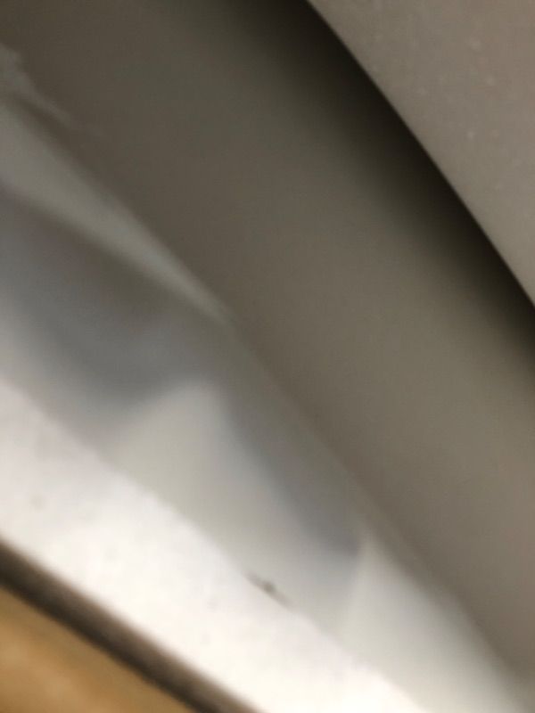Photo 1 of (missing parts(missing bottom rail) Foskbaths Bathtub Sliding Door 60" W x 56" H, Tub Shower Door, Frameless Bypass Double Sliding Door Tempered Rain Glass with Explosion-Proof Film Stainless Steel Black(used item_)