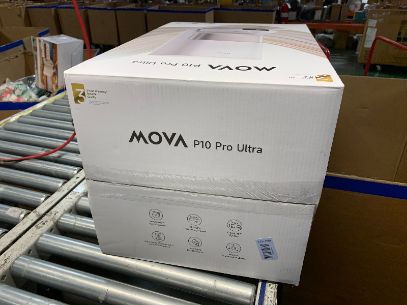 Photo 1 of ***FACTORY SEALED***Mova P10 Pro Ultra Robot Vacuum and Mop 13,000Pa Suction, 140°F Hot Water Auto Mop Washing & Drying, Dual Spinning Extenable Mop,10.5mm Lifting for Carpet, 360°Obstacle Avoidance, App Control