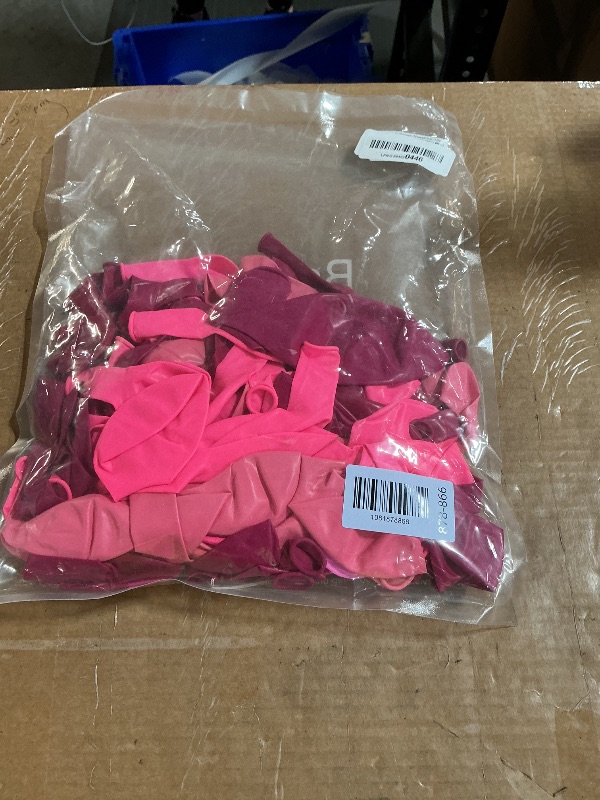 Photo 1 of ***STOCK PHOTO FOR REFERENCE ONLY***
***MISSING PARTS***
Pink Balloon Garland Arch Kit, Kelfara 109Pcs Hot Pink Latex Pastel Pink Balloon, 18 12 10 5 Inch Latex Balloons for Wedding Birthday Princess Theme Bridal Baby Shower Bridal Shower Party Decoration