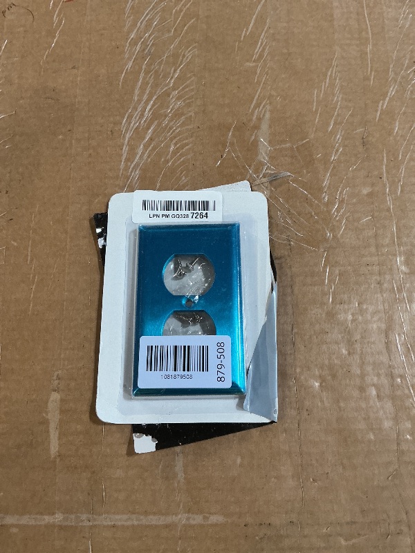 Photo 1 of [5 Pack] BESTTEN Duplex Metal Wall Plate with Protective Film, 1-Gang Standard Size, Corrosion-Resistant Stainless Steel Outlet and Switch Cover, Industrial Grade, Brushed Finish, Silver