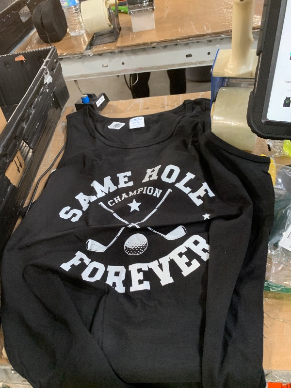 Photo 1 of ***STOCK IMAGE FOR REFERENCE***
Same Hole Forever Golf Bachelor Party Groom Tank Top size M 