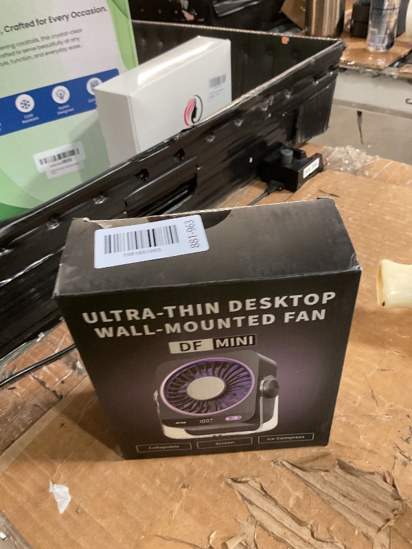 Photo 1 of ***MISSING PARTS***
Feotenn Rechargeable USB Desk Fan - 199 Speeds, 5000mAh 18-Hour Battery, 120° Adjustable Tilt, Small Quiet Table Fan Portable Desktop Fans for Bedroom Home Office Camping Travel Essentials (Black)