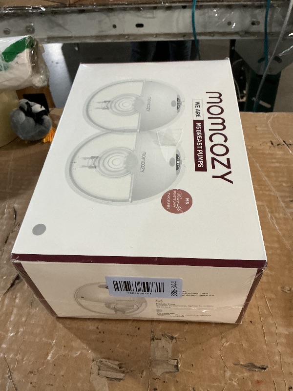 Photo 1 of ***FACTORY SEALED***
Momcozy M5 Hands-Free Wearable Breast Pump Without APP, Double-Sealed Flange for Baby-Like Comfort, 3 Modes & 9 Suction Levels, Portable Electric Pump – 24mm, 2-Pack Quill Gray
