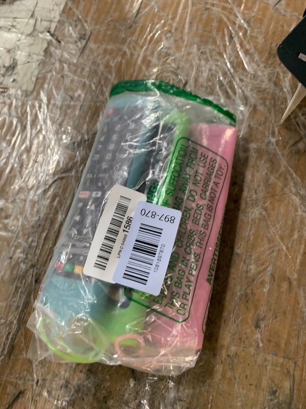 Photo 1 of (Pack of 3) Replacement Remote Fit LG TV Remote with Anti-Lost Glow Protective Silicone Cover & Hook, Universal for LG All Smart LCD LED HDTV UHD OLED 3D 4K TVs(Blue&Green&Light Pink)