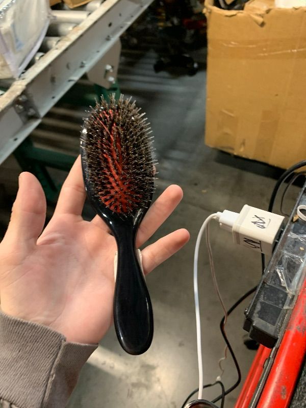 Photo 1 of ***MISSING PARTS***
Geiserailie Hair Brushes, 2 Pieces Boar Bristle Hair Brushes with Nylon Quill, Natural Bristles Hair Extensions for Women, Men and Kids, Promotes Smooth and Healthy Hair Growth