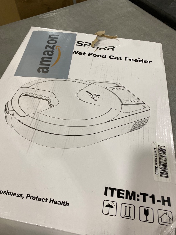 Photo 1 of RESPURR Automatic Wet Food Cat Feeder, 3 Days 5 Freshness Meals Refrigerated Auto Cat Feeder, Semiconductor Cooling & Heating with 304 Stainless Steel Bowl, Programmable Timer Cat Food Dispenser