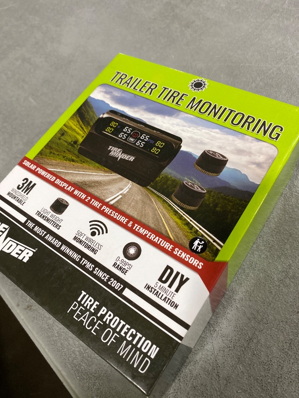 Photo 1 of TireMinder Solar TPMS for Trailers with Two transmitters