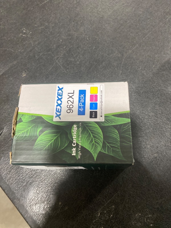 Photo 1 of 962XL Ink Cartridges Replacement for HP 962 XL Combo Pack Work with 9012e 9010e 9012 9020e 9019 9015e 9010 9015 9025e 9020 9018e 9018 9025 Printers with V24.2.1 Chip 4 Packs-Cyan Magenta Yellow Black