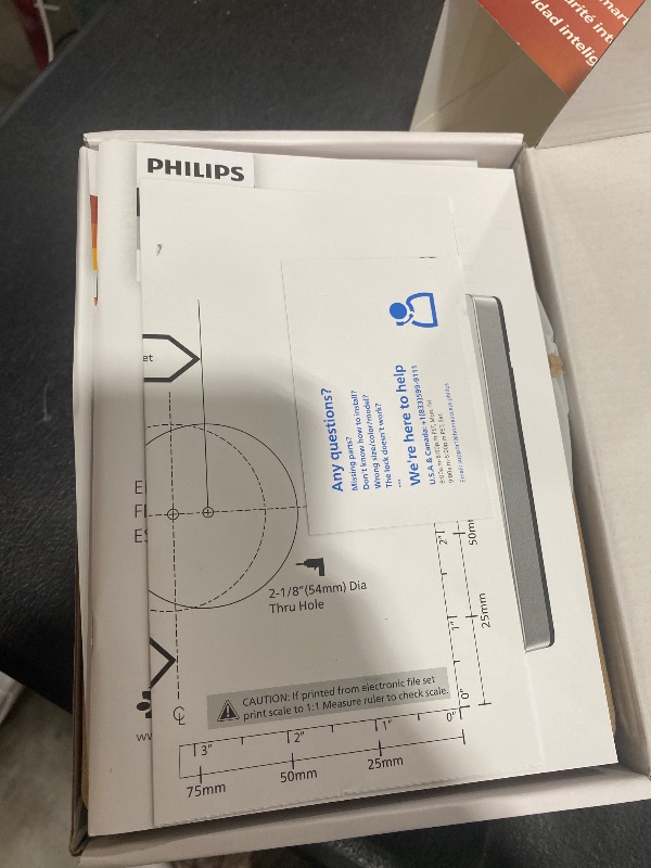 Photo 1 of Philips Wi-Fi Door Lock, WiFi Smart Lock Keyless Entry Deadbolt for Front Door, Remote Control, Built-in WiFi, APP Fingerprint Passcode Unlock, Auto Locking