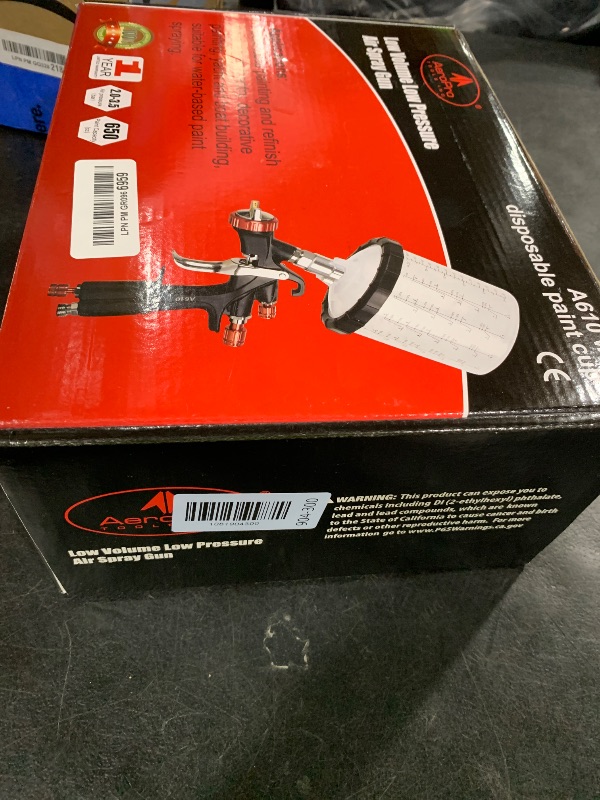 Photo 1 of AEROPRO Tools R500 LVLP Air Spray Gun with 22 Ounce Disposable Paint Cups, A610 Paint Guns Automotive, Car Paint Gun Sprayer, Paint Gun for House Painting, Car, Furniture, Varnish and Top Coat