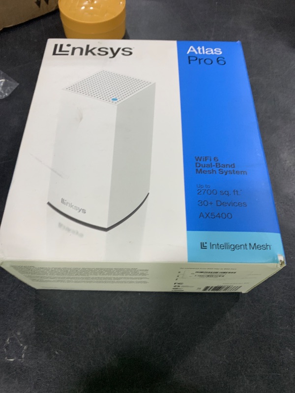 Photo 1 of Linksys MX5501 Atlas Pro 6 Wi-Fi 6 Dual-Band Mesh System (1 Pack)