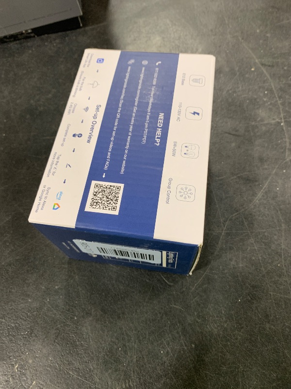 Photo 1 of Lightinginside E12 Smart Light Bulbs 50W Equiv., G16.5 RGBCW Candelabra Chandelier Ceiling Fan Smart Bulb Works with Alexa/Google Home/SmartLife, 5W 550LM, 2.4G WiFi Bluetooth Bulb, ETL Listed, 6PCS