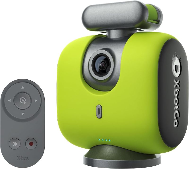 Photo 1 of XbotGo Falcon All-in-One AI Action Camera, 4K Auto Tracking Sport Camera for Soccer, Basketball & Football, Dual-Lens Team Sports Recorder with Live Streaming, No Subscription Required (Edge Green)