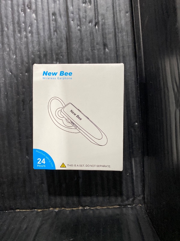 Photo 1 of [2 Pack] Bluetooth Earpiece Wireless Handsfree Headset V5.0 24 Hrs Driving with Mic 60 Days Standby Bluetooth Headset for iPhone Android Samsung Driver