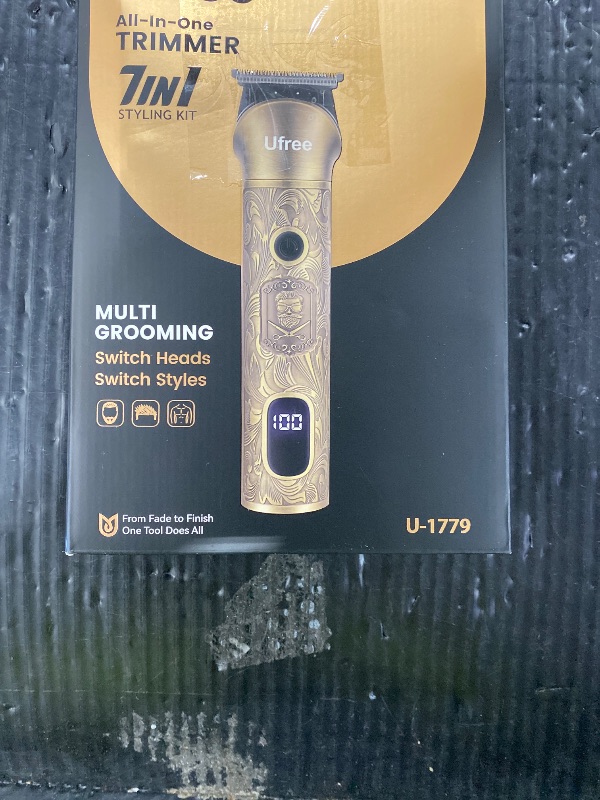 Photo 1 of Ufree Beard Trimmer for Men, Electric Razor Shaver, Cordless Hair Clipper Shaving Kit for Mustache Body Nose Ear Hair Facial, Adjustable Beard Grooming Kit Birthday Gifts for Men