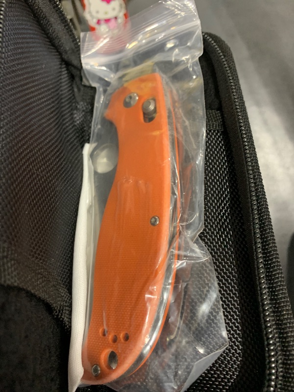 Photo 1 of Sitivien ST278 Folding Knife, S90V Steel Blade Titanium Timascus Inlaid Handle Knife with Pocket Clip for Outdoor Camping, Hiking, Survival