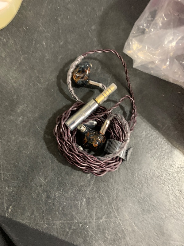 Photo 1 of Essonio ES-C13 Handcrafted Wood in-Ear Monitor, 2 Knowles BA+1DD Hybrid Hi-Fi IEM, Noise Cancelling Wired Earbuds, 5N Silver-Plated Cable, 3.5/4.4mm/Type-C, Pro Earphones for Studio, Music, Stage
