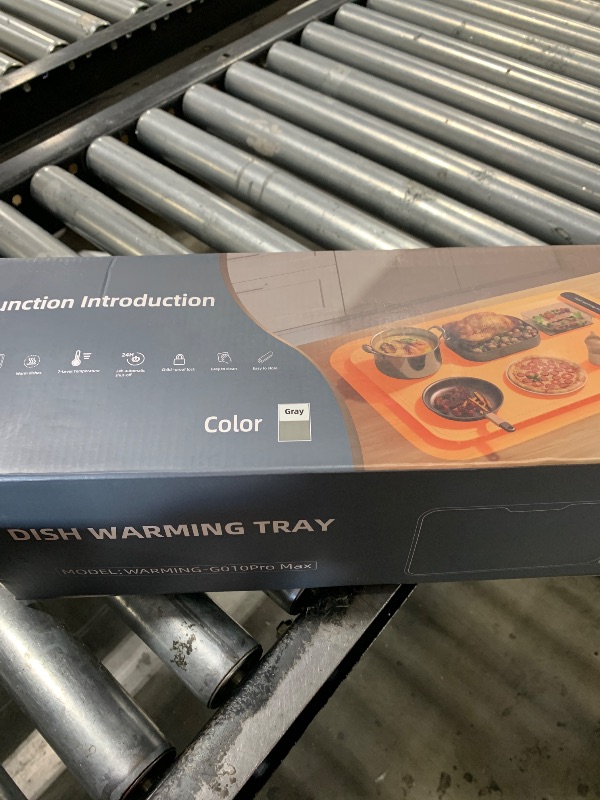 Photo 1 of NUTCITY Warming Mat for Food Extra Large, 40" x 15" - Fast Full Surface Heating, Foldable Warming Trays for Food, Food Warming Mat with 7 Temp Settings & 8-Hour Timer for Buffets Party, Gathering