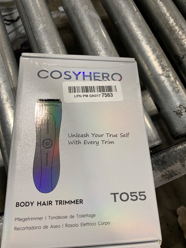 Photo 1 of COSYHERO Body Hair Trimmer for Men, Groin Trimmer & Ball Shaver, Pubic Hair Trimmer, IPX7 Waterproof Wet/Dry Body Groomer with LED Light, Ceramic Blades, USB-C Rechargeable, Travel Lock, Gold