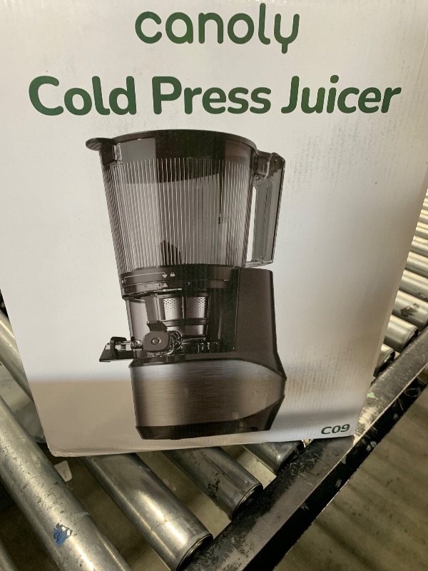 View 2 of Canoly C09 Cold Press Juicer, 6" Extra Wide Feed Chute, 3-IN-1 Strainers (Juice & Sorbet & Nut Milk), Powerful AC Brushless Motor, Self Precut System, Juicer Machines with BPA-Free (Classic)